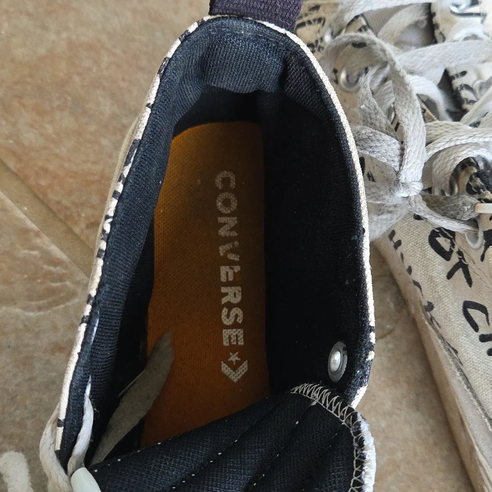 Converse Not Chuck Graphic High-Top Sneakers Thrashed Sz 9.5 - Picture 12 of 17